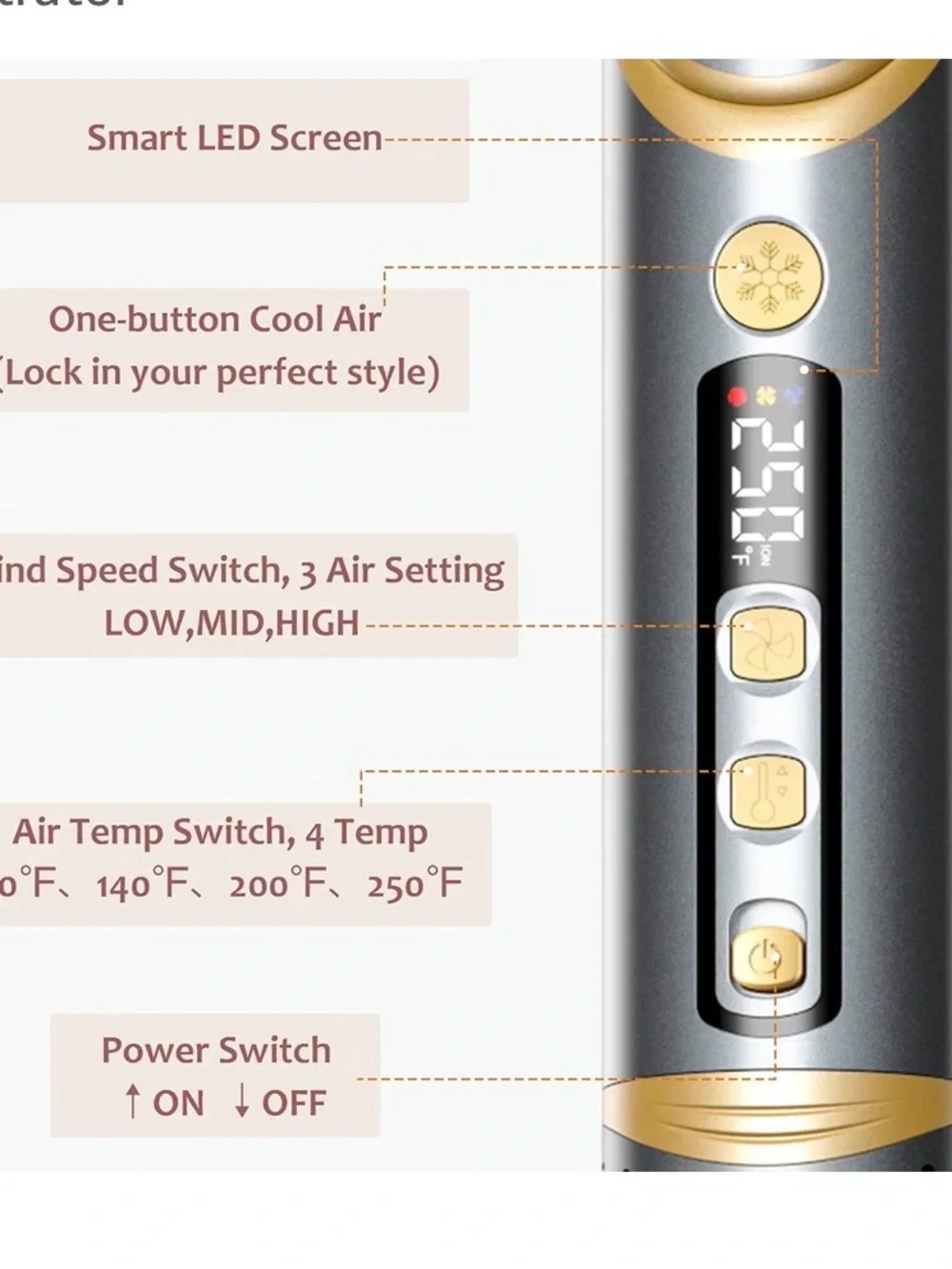 Hair Dryer Brush Hair Styler: 5 in 1 Air Styling& Drying